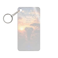 Image 3 of Strength | Elephant Inspirational Acrylic Keychain | Strength with Deanna