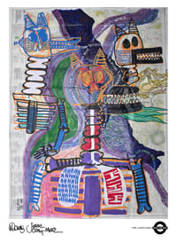 Image 1 of A3 Giclée Art Print — THE LANGOLIERS — collaboration with Justine Coley-Moore and Marc Craig