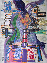 Image 1 of THE LANGOLIERS — original artwork — collaboration with Justine Coley-Moore and Marc Craig