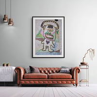 Image 2 of THE CELLO PLAYER — original artwork — collaboration with Justine Coley-Moore and Marc Craig