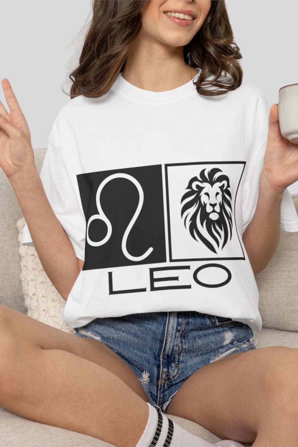 Image of Leo Zodiac Sign T-Shirt