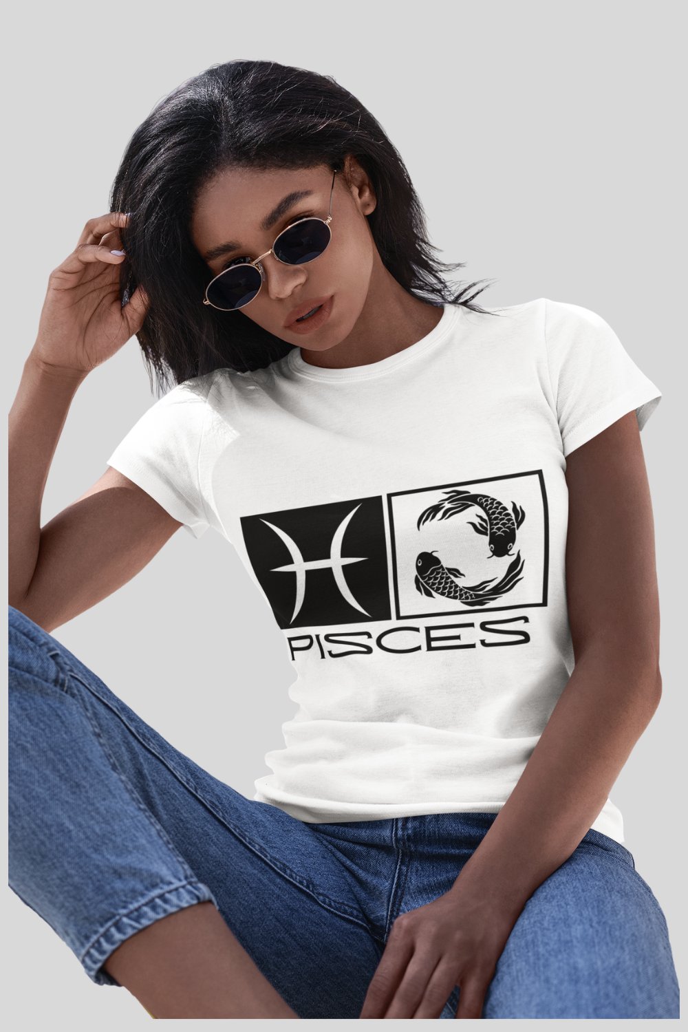 Image of Pisces Zodiac Sign T-Shirt
