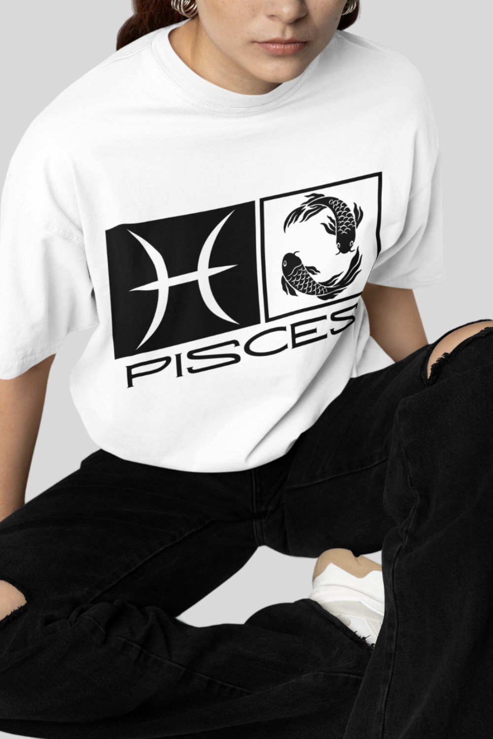 Image of Pisces Zodiac Sign T-Shirt