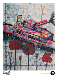 Image 1 of A3 Giclée Art Print — THE TIGHTROPE… — collaboration with Jason Lee Reynolds and Marc Craig