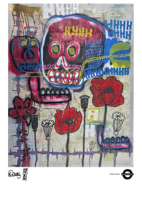 Image 1 of A3 Giclée Art Print — THE FOSSIL — collaboration with Jason Lee Reynolds and Marc Craig
