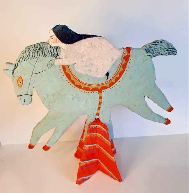 Circus ~ Standing 3d sculpture ~ ooak