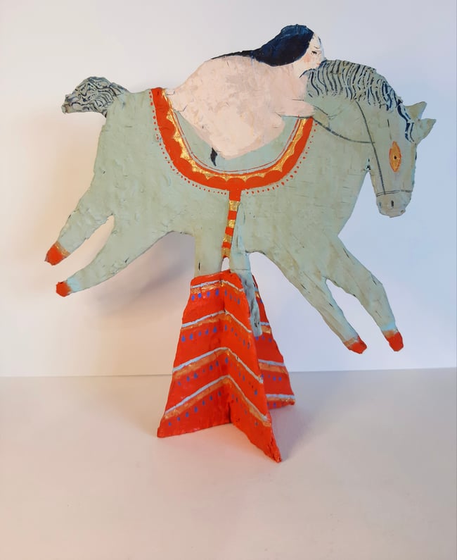 Circus ~ Standing 3d sculpture ~ ooak
