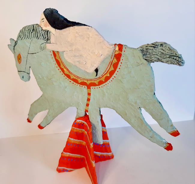 Circus ~ Standing 3d sculpture ~ ooak