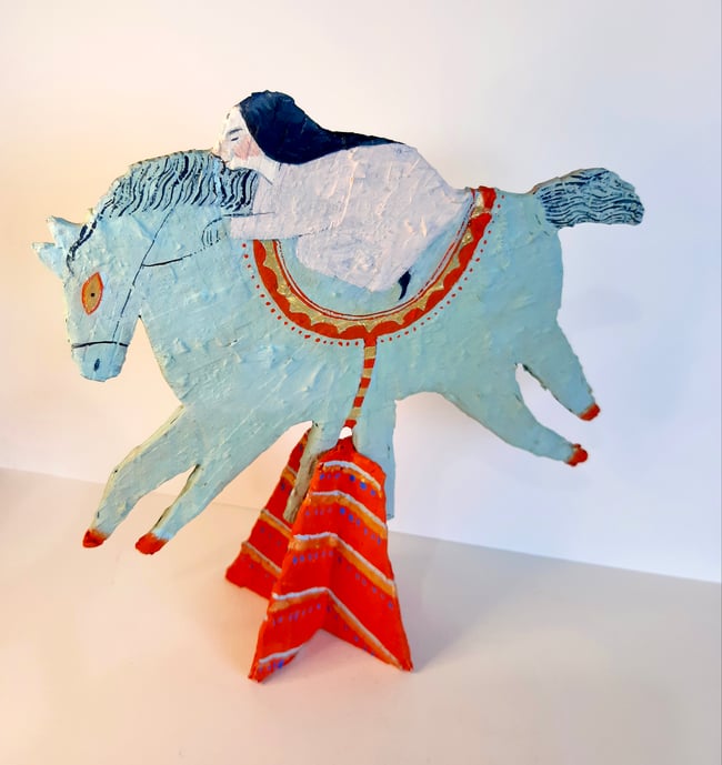 Circus ~ Standing 3d sculpture ~ ooak