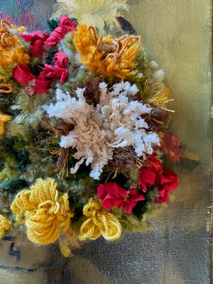 Image of altered perspective painting - fall blooms