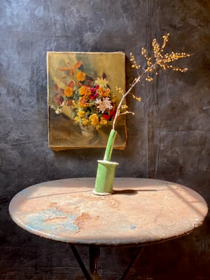 Image of altered perspective painting - fall blooms
