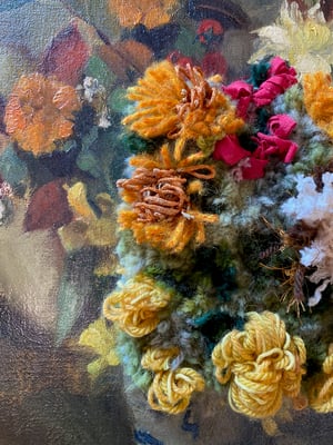 Image of altered perspective painting - fall blooms