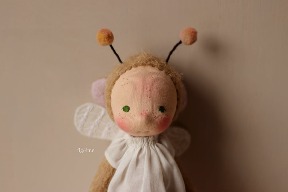 Image of Teddy Bear Art Doll | Lilly by Fig and Me