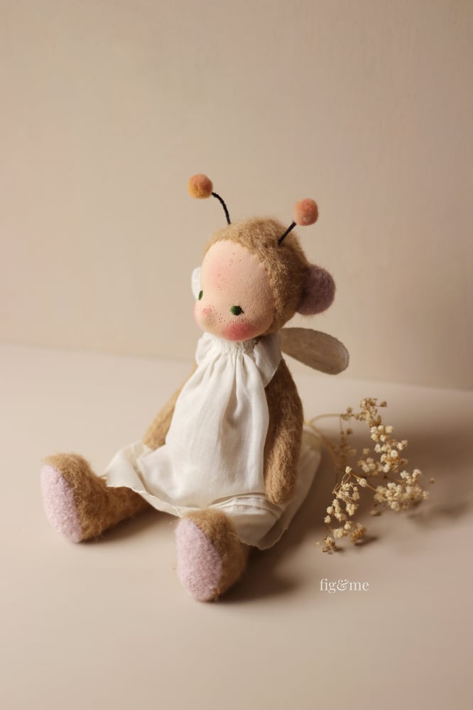 Image of Teddy Bear Art Doll | Lilly by Fig and Me