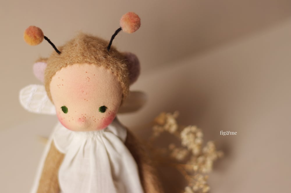 Image of Teddy Bear Art Doll | Lilly by Fig and Me