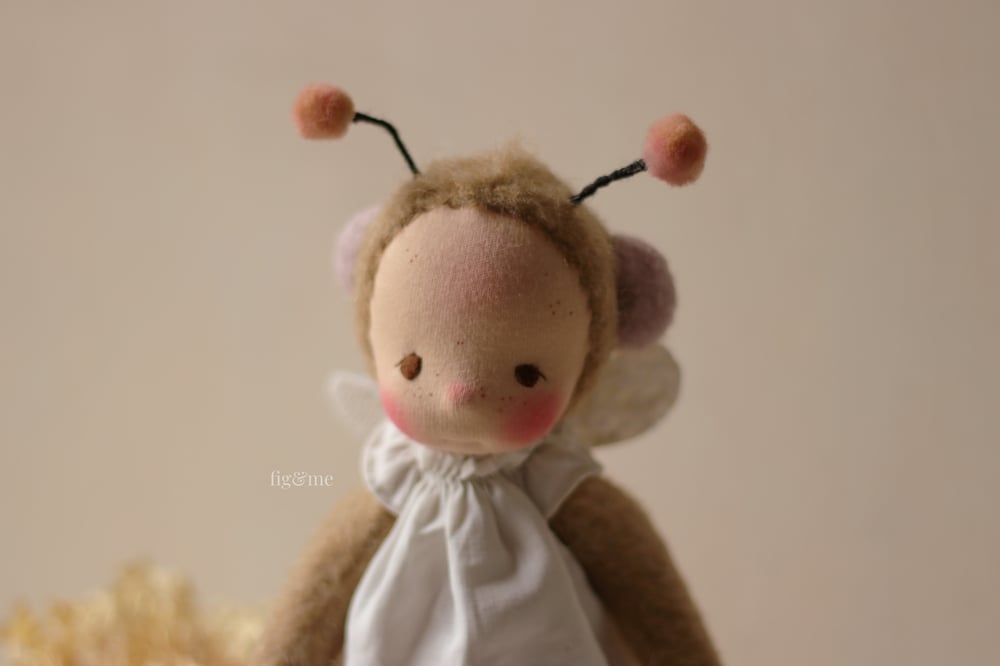 Image of Teddy Bear Art Doll | Milly by Fig and Me