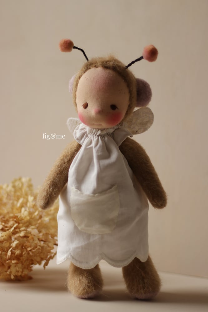 Image of Teddy Bear Art Doll | Milly by Fig and Me