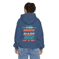Image 4 of Live in your Imagination, Not in Your History™ Hoodie | Strength with Deanna