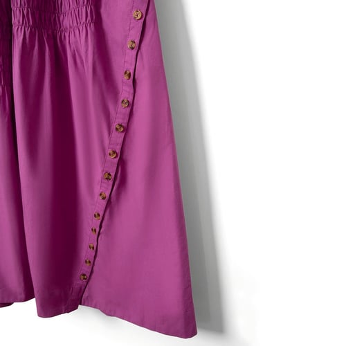 Image of 3-Vestido midi Lyra magenta