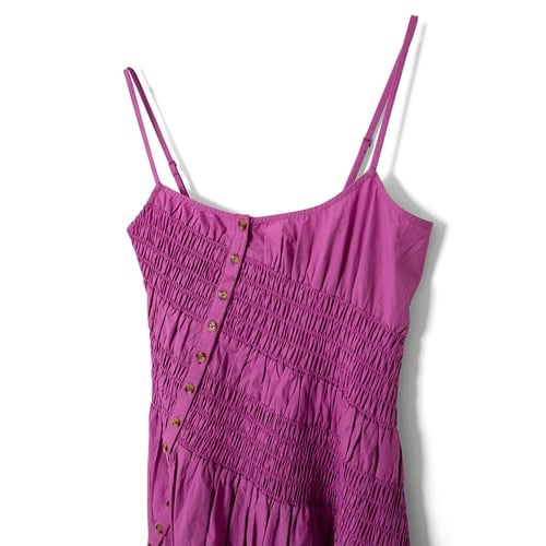 Image of 3-Vestido midi Lyra magenta