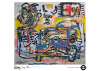 Image 1 of A3 Giclée Art Print — CAR CALAMITY AT GIRVAN — collaboration with James Green and Marc Craig