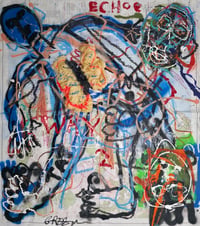 Image 1 of ECHOE WHY 2 — original artwork — collaboration with James Green and Marc Craig
