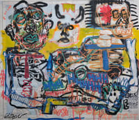Image 1 of CAR CALAMITY IN GIRVAN — original artwork — collaboration with James Green and Marc Craig