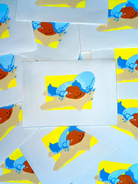 Image 2 of Smiley - Lino Multiblock Trykk