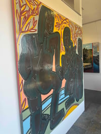 Image 2 of "Homage To Cezanne's Bathers" by America Martin