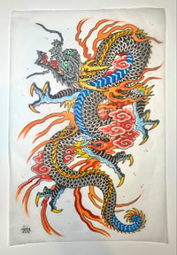 Dragon/flame study