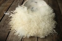 Ivory hand felted fur