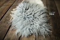 Powder Blue-Grey hand felted fur