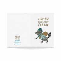 Image 1 of GREETING CARD - ACQUIRED ESPECIALLY FOR YOU