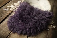 Deep Plum hand felted fur