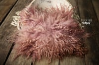 Rose hand felted fur