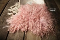 Blush Pink hand felted fur