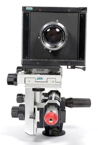 Image 2 of Sinar P 4X5 all geared monorail camera + Schneider 240mm lens + holders + film #2938