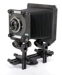 Image 2 of Toho FC-45X Ultralight 4X5 camera w/ 150mm + 270mm Lenses + Holders + Film #2939