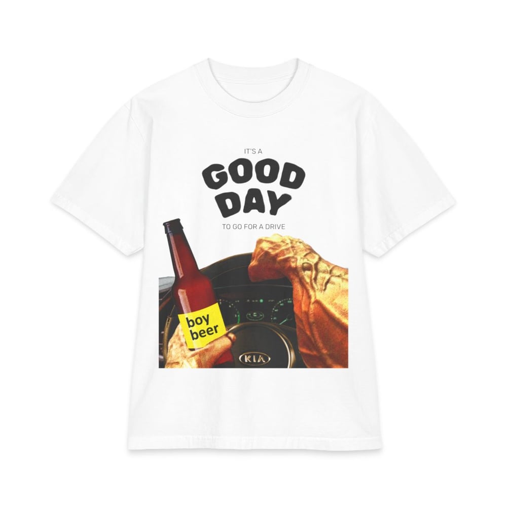 Image of Good Day For a Drive Graphic T-Shirt | Vintage Boy Beer Tee