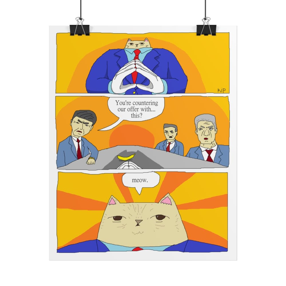 Image of THE DEAL - 8x10 rolled poster