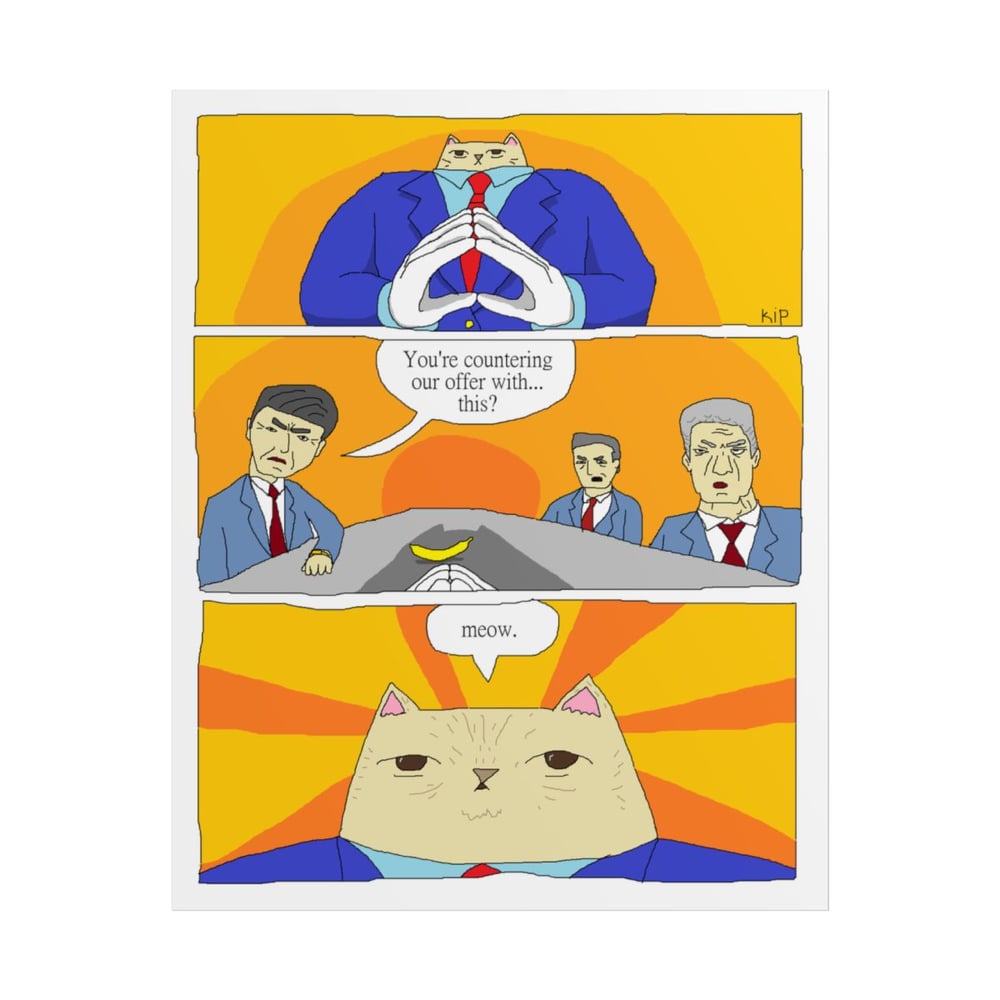 Image of THE DEAL - 8x10 rolled poster