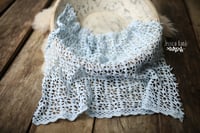 Image 4 of Vintage hand dyed crochet lace layers