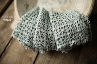 Image 8 of Vintage hand dyed crochet lace layers
