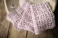 Image 5 of Vintage hand dyed crochet lace layers