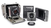 Image 1 of Linhof Technika IV 4X5 camera w/ Schneider 150mm + 90mm Lenses + film + holders #2945