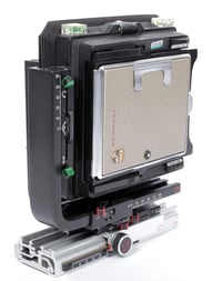 Image 9 of Linhof Technikardan 4X5 camera + 150mm + 250mm lenses film holders NEW BELLOWS #2936