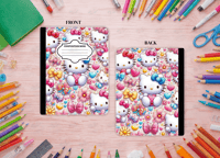 Hello Kitty Bows and Flowers Composition Notebook