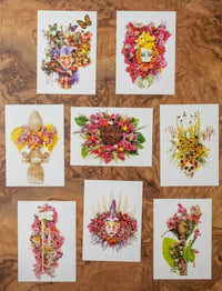 Image 1 of New Orleans Bouquet Series of 8 Postcards - 5x7