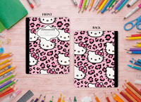 Pink Lepard Hello Kitty Composition Notebook