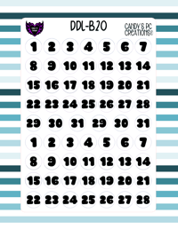 Image 21 of Date Dot Large B- B24